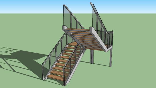 室内梯子室内模型 sketchup室内模型下载 第1张