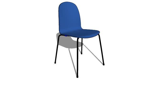餐椅宴会椅普通椅模型-编号165449 sketchup室内模型下载 第1张