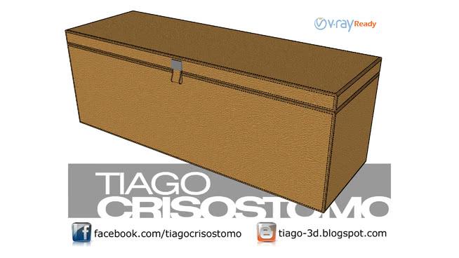 盒子容器模型-编号165890 sketchup室内模型下载 第1张