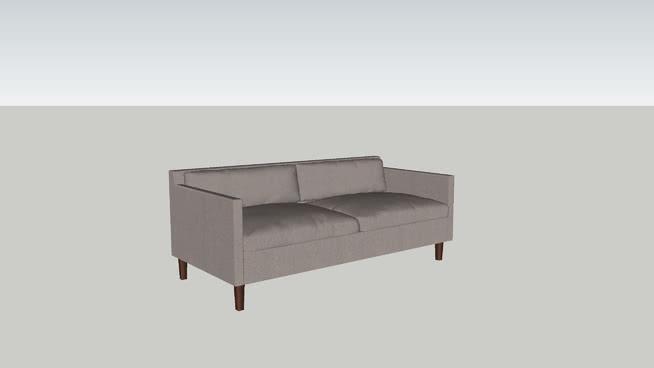 现实中世纪基本沙发或沙发 sketchup室内模型下载 第1张