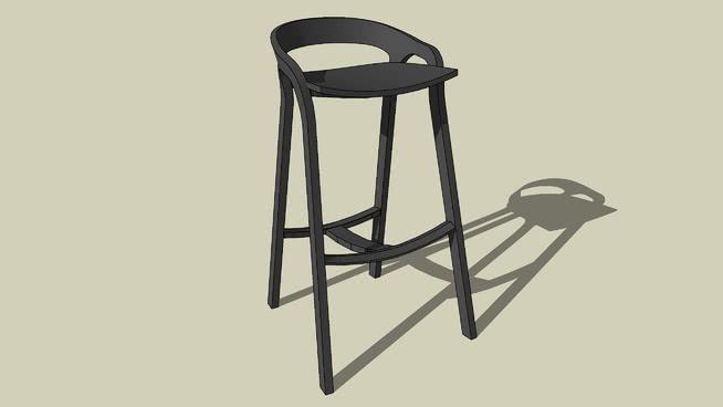 椅子模型-编号166199 sketchup室内模型下载 第1张