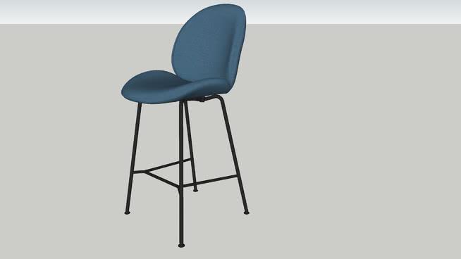 吧凳小凳子模型-编号166397 sketchup室内模型下载 第1张