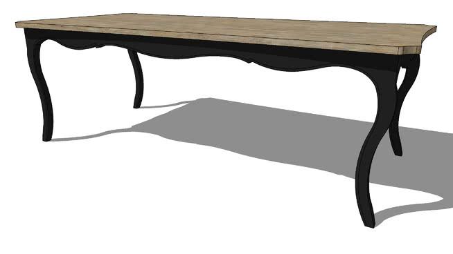 餐桌sketchup模型-编号166463 sketchup室内模型下载 第1张