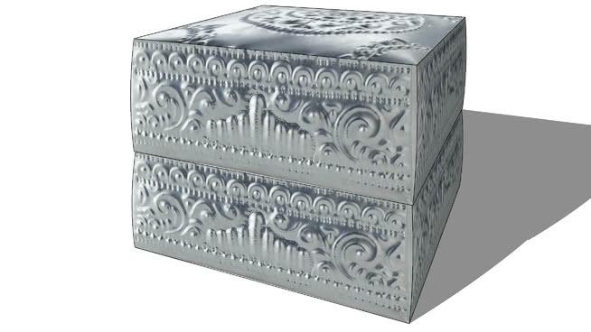 盒子容器模型-编号167036 sketchup室内模型下载 第1张