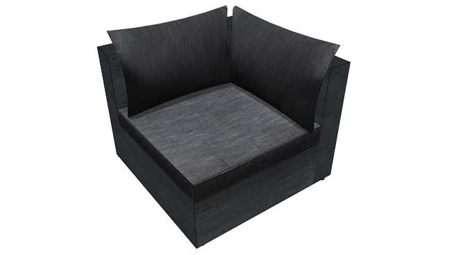 单人休闲椅扶手椅软椅沙发模型-编号167291 sketchup室内模型下载 第1张