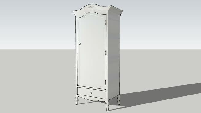 室内柜子模型-编号167465 sketchup室内模型下载 第1张