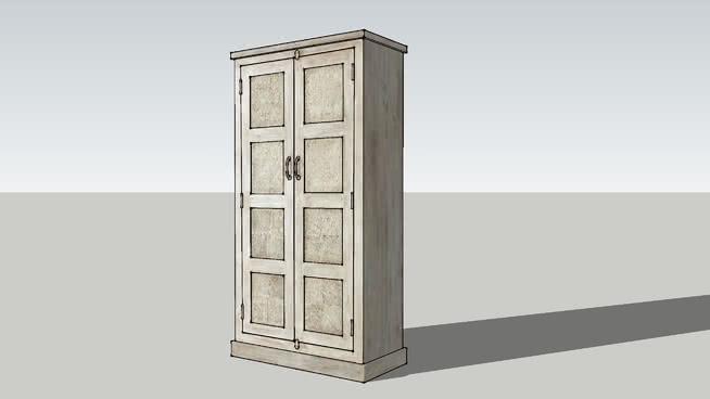 衣柜模型-编号167594 sketchup室内模型下载 第1张