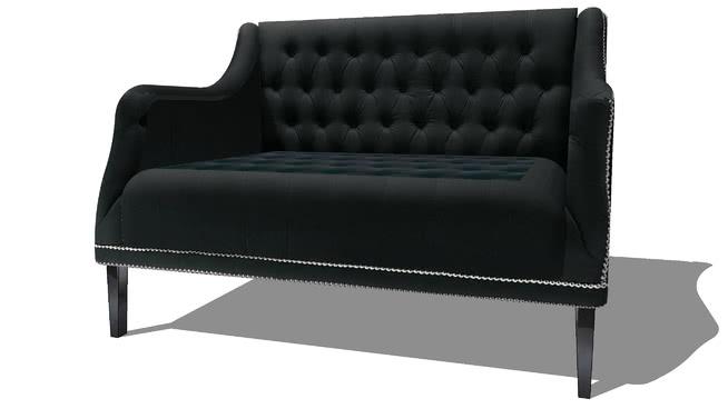 黑色座椅玛丽莲，,室内模型03。 sketchup室内模型下载 第1张