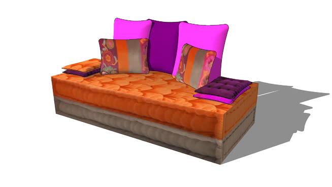 沙发模型-编号168305 sketchup室内模型下载 第1张