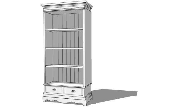 书柜书架模型-编号168635 sketchup室内模型下载 第1张