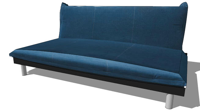 沙发座位敞篷唐吉3，室内模型 sketchup室内模型下载 第1张