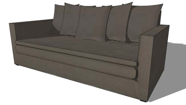 沙发模型-编号170260 sketchup室内模型下载 第1张