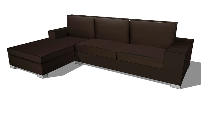 沙发角巧克力纽约，0室内模型 sketchup室内模型下载 第1张
