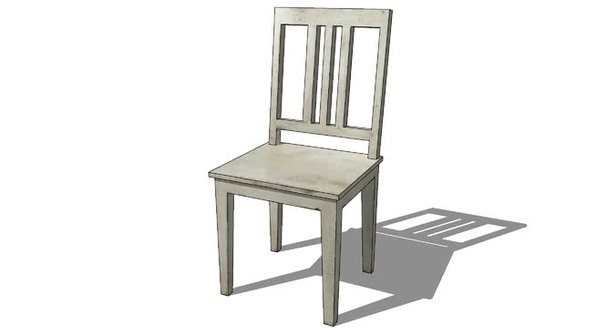 餐椅宴会椅普通椅模型-编号171172 sketchup室内模型下载 第1张