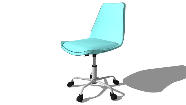办公椅模型-编号171205 sketchup室内模型下载 第1张