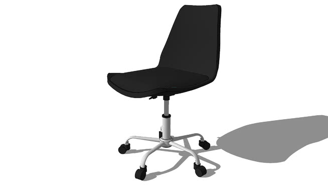 办公椅模型-编号171229 sketchup室内模型下载 第1张