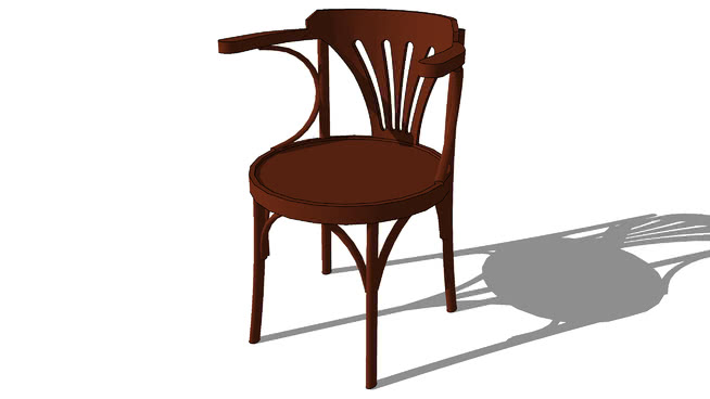 棕色的椅子啤酒， 139室内模型 sketchup室内模型下载 第1张