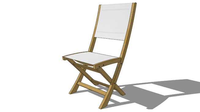 白色椅子腕，，室内模型 sketchup室内模型下载 第1张