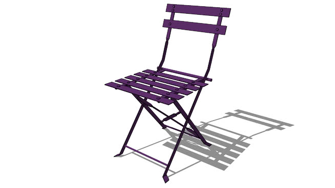 紫色的椅子五彩纸屑，，室内模型 sketchup室内模型下载 第1张