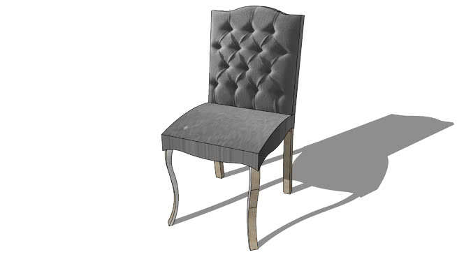 餐椅宴会椅普通椅模型-编号171297 sketchup室内模型下载 第1张