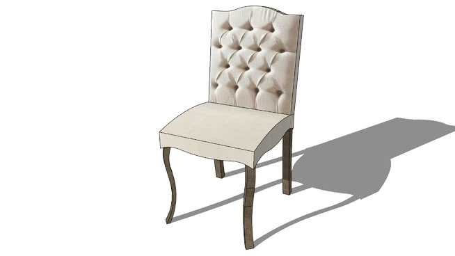 餐椅宴会椅普通椅模型-编号171304 sketchup室内模型下载 第1张