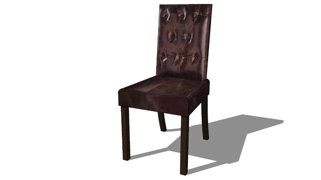 餐椅宴会椅普通椅模型-编号171327 sketchup室内模型下载 第1张