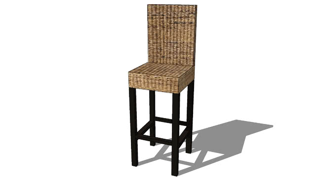 餐椅宴会椅普通椅模型-编号171352 sketchup室内模型下载 第1张