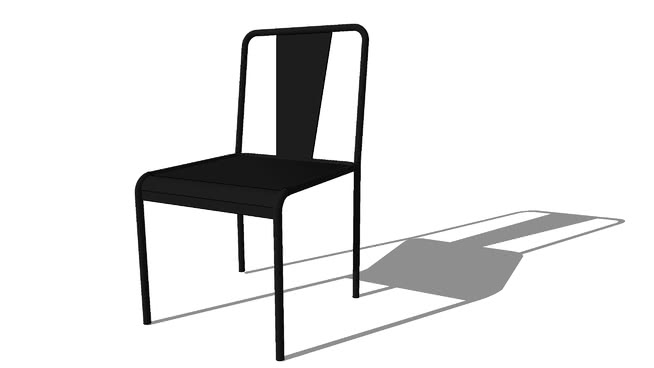 餐椅宴会椅普通椅模型-编号171355 sketchup室内模型下载 第1张
