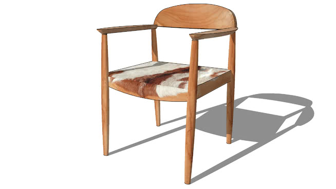萨米椅，重新7582室内模型F sketchup室内模型下载 第1张