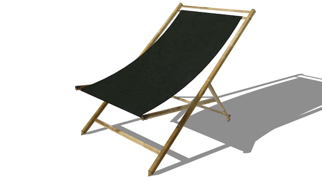 躺椅模型-编号171535 sketchup室内模型下载 第1张