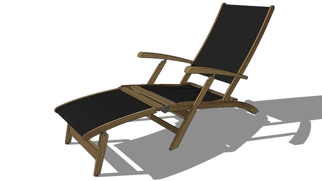 躺椅模型-编号171556 sketchup室内模型下载 第1张