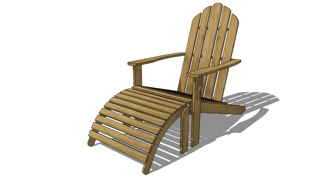 躺椅模型-编号171574 sketchup室内模型下载 第1张