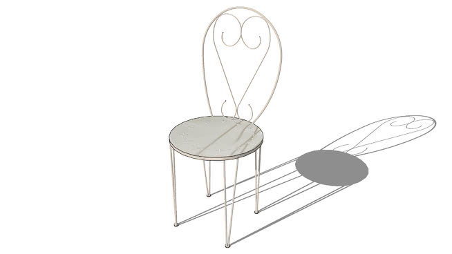 椅子玛丽鼹鼠，室内模型 sketchup室内模型下载 第1张
