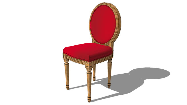 餐椅宴会椅普通椅模型-编号171607 sketchup室内模型下载 第1张