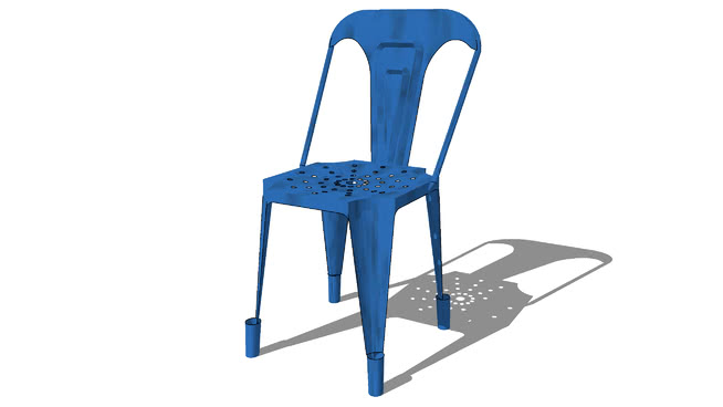 餐椅宴会椅普通椅模型-编号171673 sketchup室内模型下载 第1张