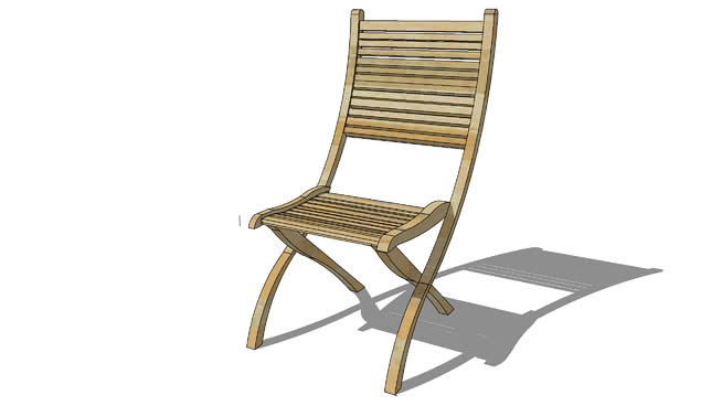 餐椅宴会椅普通椅模型-编号171706 sketchup室内模型下载 第1张