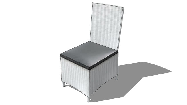 餐椅宴会椅普通椅模型-编号171715 sketchup室内模型下载 第1张