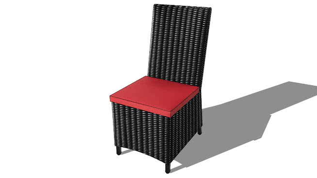餐椅宴会椅普通椅模型-编号171754 sketchup室内模型下载 第1张