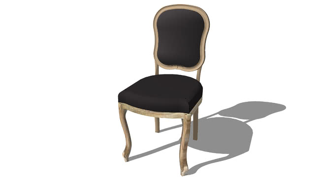 凡尔赛宫椅子模型-编号171796 sketchup室内模型下载 第1张