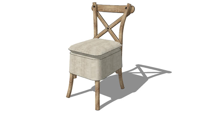 椅子的传统，室内模型 sketchup室内模型下载 第1张