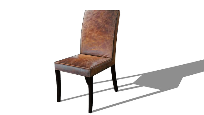 老式的椅子，室内模型 sketchup室内模型下载 第1张