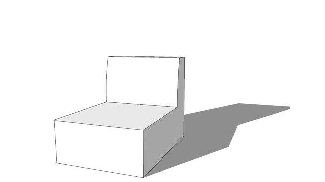 单人休闲椅扶手椅软椅沙发模型-编号171896 sketchup室内模型下载 第1张