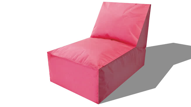 单人休闲椅扶手椅软椅沙发模型-编号171994 sketchup室内模型下载 第1张