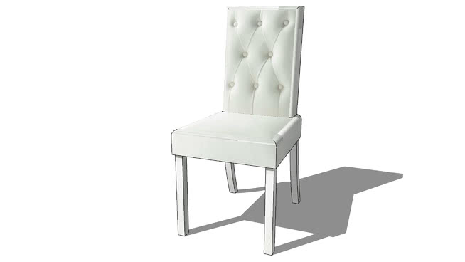 餐椅宴会椅普通椅模型-编号173851 sketchup室内模型下载 第1张