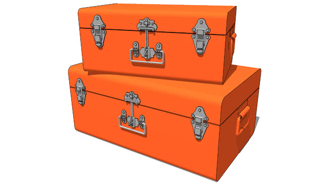 储物箱玩具箱工具箱模型-编号173983 sketchup室内模型下载 第1张