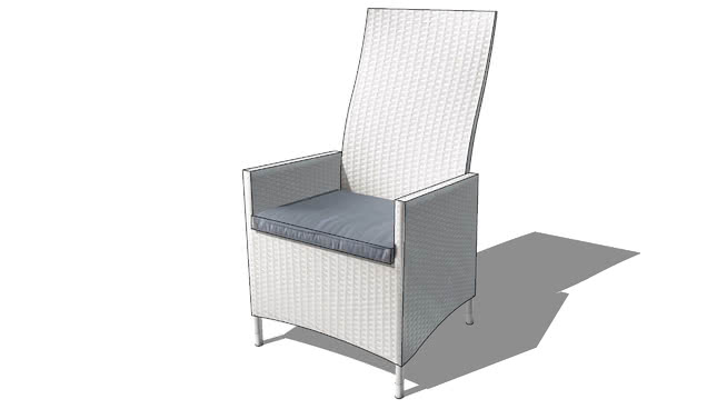 单人休闲椅扶手椅软椅沙发模型-编号174421 sketchup室内模型下载 第1张