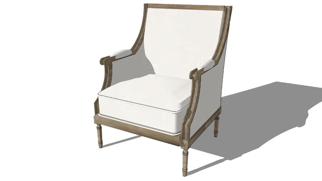 椅子卡萨诺瓦13217269室内模型 sketchup室内模型下载 第1张