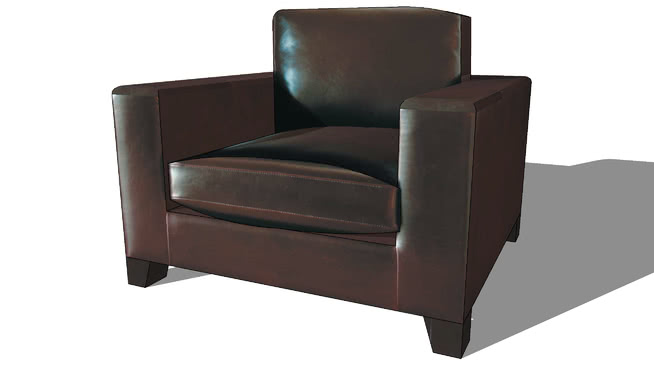 皮椅，肯尼迪50.22，室内模型 sketchup室内模型下载 第1张