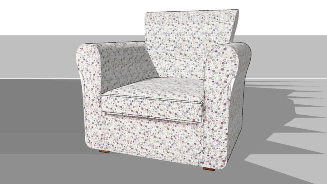 孩子花椅板问题，,50室内模型1364。 sketchup室内模型下载 第1张