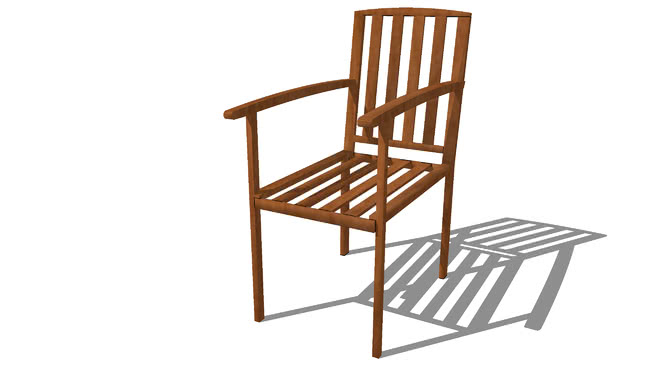 餐椅宴会椅普通椅模型-编号174874 sketchup室内模型下载 第1张